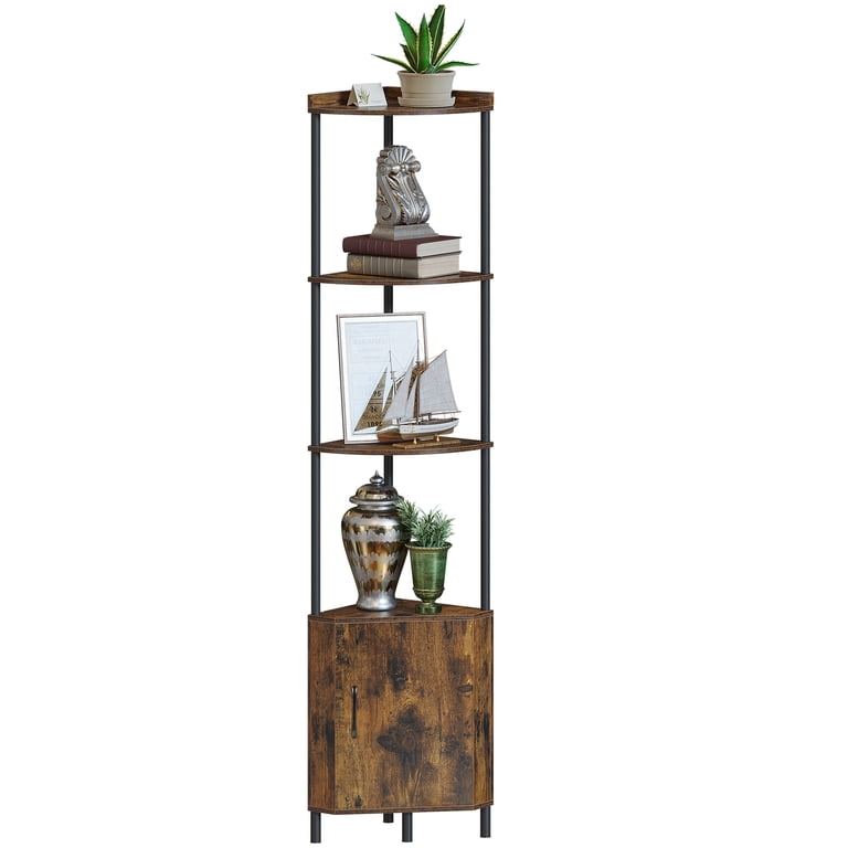 SUNMORY 5-Tier Corner Cabinet, 65.4" Tall Bookshelf photo 2