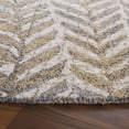 thumbnail image 3 of SAFAVIEH Renewal Dennis Chevron Area Rug, Beige/Gray, 6' x 6' Round, 3 of 10