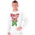 thumbnail image 4 of Funny Christmas What the Elf Xmas Long Sleeve TShirt Men Women Brisco Brands S, 4 of 6