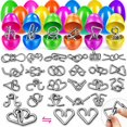 thumbnail image 1 of Sufuplay 24 huevos de Pascua con rompecabezas metálicos de ingenio, 1 of 7
