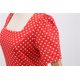 thumbnail image 5 of Gibobby Vestido de Verano para Mujer Vestido de noche de fiesta corto para mujer de la década de 1950 Vestido de mujer con manga de ama de casa(Rojo,M), 5 of 5