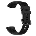 thumbnail image 1 of Correa silicona para reloj con hebilla Band 4 Pro TER-B29S () Negra, 1 of 7