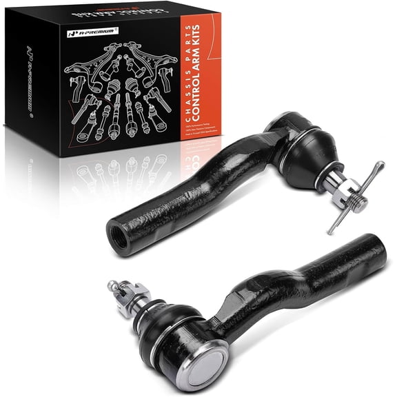 A-Premium 2 x Front Outer Tie Rod Ends, Compatible with Scion FR-S FRS 2013-2016 & Subaru BRZ 2014-2019 & Toyota 86 2017-2020