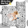 thumbnail image 4 of Black Halloween Spider Webs Toddler Nap Mats for Kids Preschool,59"x22" Sleeping Mat Bag or Kids,Toddler Sleeping Bag,Toddler Nap Mat or Daycare, 4 of 6