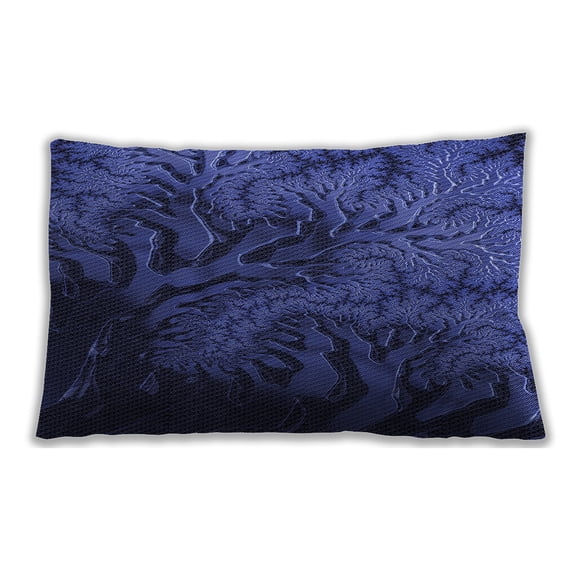 Ahgly Company Indoor Rectangular Contemporary Lumbar Throw Pillow, 13 inch by 19 inch