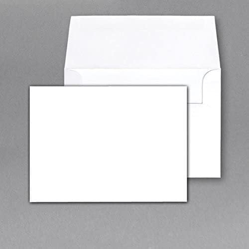 White 80 Lb Blank Note Cards Envelopes Size A2 4 1 4 X 5 1 2 50 Per Pack This Is Not A Fold Over Card Walmart Com Walmart Com