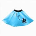 thumbnail image 6 of NOLDARES 50s Costumes for Girls 50s Poodle Dress with Polka-Dot Printed Scarf for Kids Halloween Costume(Blue,7-12 Years), 6 of 6