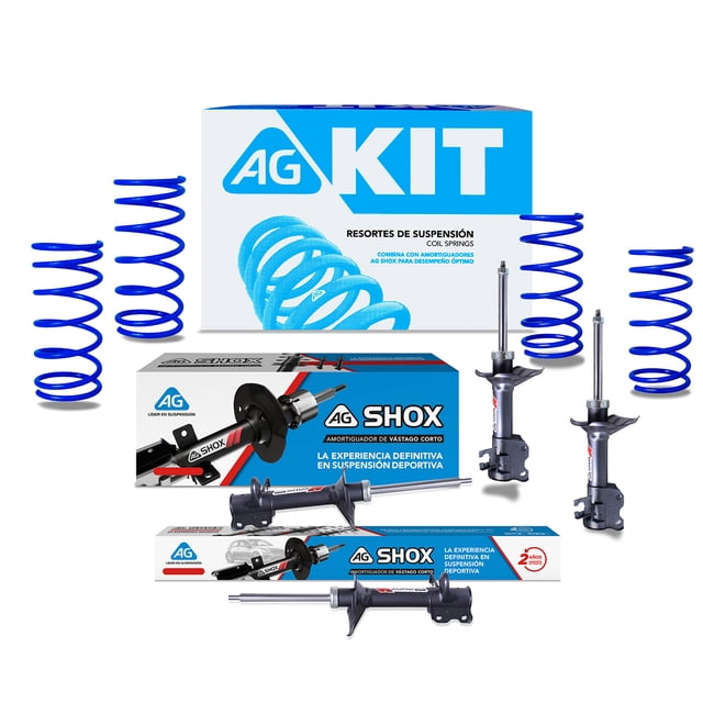 Kit Deportivo AG para Auto Completo para Nissan Tsuru 2015 a 2088 8 Piezas Nuevos