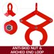 thumbnail image 5 of VEVOR 2T Pallet Puller Acero Tijera simple Rojo Pallet Puller Abrazadera 4409 LBS Capacidad Pallet Grabber 6.3 pulgadas Apertura de mordaza x 0.5 pulgadas Altura de mordaza cambiada arbitrariamente p, 5 of 8