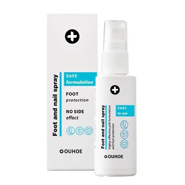 Spray desodorante para pies de 30 ml, cuidado antipicazón para pies sudorosos, spray exfoliante para pies, cuidado para eliminar el mal olor de los pies V0S3