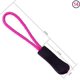thumbnail image 2 of Xiao Hua 10 tiradores de cremallera de repuesto en negro y rojo rosa, extensores de cordón para mochilas, chaquetas, equipaje, carteras y bolsos., 2 of 5