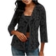 thumbnail image 3 of TaTaai Ladies Summer Cardigan Long Sleeve Open Front Loose Fit Lightweight Mesh Top Casual Cover Up Beach Blouse Gift, 3 of 8