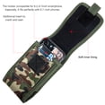 thumbnail image 4 of Universal Vertical Pouch Camouflage Cell Phone Holster with Belt Clip Loop, Carabiner & Credit Card Slot Fit XXL Device with Otterbox Case ,Xpm [ Camo Green ], 4 of 8