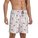 thumbnail image 2 of Fotbe Cute Bow Tie Pantalones Cortos de Pijama para Hombre, Ropa de Dormir, Pantalones de Pijama Cortos para Hombre-XX-Large, 2 of 6