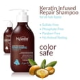 thumbnail image 4 of Nywele Keratin Infused Repair Shampoo & Conditioner Set 16.9oz Each - SULFATE, ALCOHOL, PHOSPHATE & PARABEN FREE(Color Safe), 4 of 6