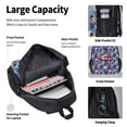 thumbnail image 4 of Balery cool Skull colorful Mochila escolar 3 en 1 para niños: mochila resistente con lonchera térmica y estuche para lápices. Mochila escolar para niños y niñas., 4 of 7