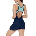 thumbnail image 4 of Antinious Women Print Crewneck Swim Dress Lightweight Relaxed Bikini Set, 4 of 5