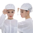 thumbnail image 6 of Ludlz Unisex Dustproof Breathable Elastic Kitchen Chef Hat Cleaner Factory Work Cap, 6 of 7