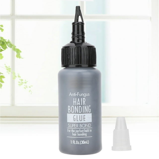 Colle de Liaison Capillaire Anti-Allergie Postiche Perruque Extension de Cheveux Gel Colle pour Pro Salon 118ml Colle Remplacement de Cheveux Perruque Liaison de Cheveux B Parfaitement Adaptée aux Cheveux Professionnels S