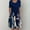 Dark blue, variant on outfmvch womens dresses casual print short sleeve dresses empire waist dress with pockets fall dresses