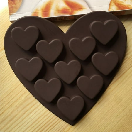 

Romantic Love Silicone Molds Silica Gel Chocolate Ice Tray Ice Mould Love Shape Small Heart Cake Mold