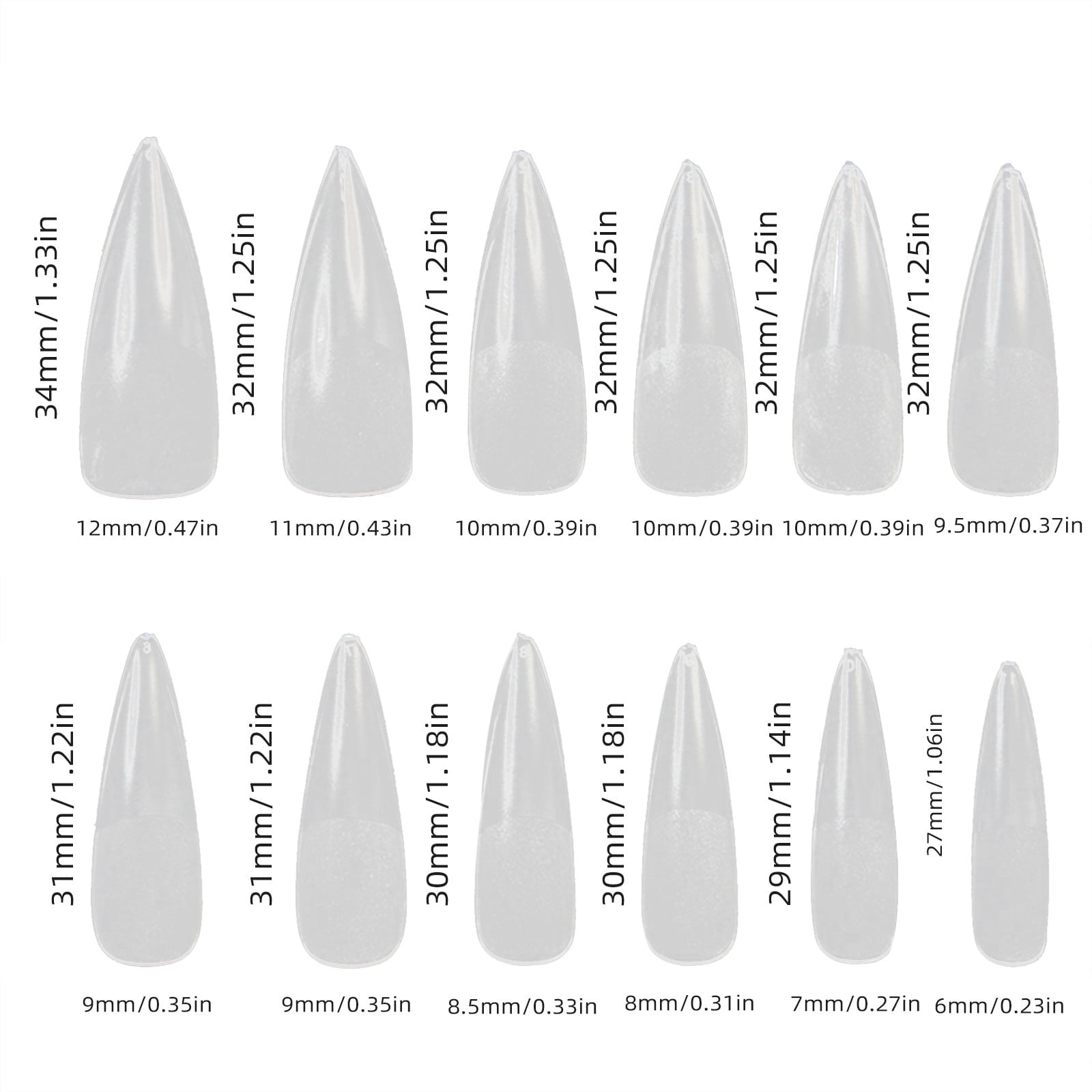 Clear Acrylic Nails on 500pcs Clear False Nails Tips Lady Acrylic Finger Nail Tips Clear on Nails Medium Length Long Nail Tips Acrylic on Nails for Girls Age 5 Acrylic Tips Long