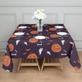 thumbnail image 3 of Halloween Elements Pattern Square Tablecloth,Waterproof Square Table Cover,Wipeable Spillproof Washable Table Cover for Home Kitchen Party Decor 42"X42"(107x107cm), 3 of 6