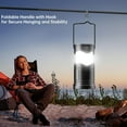 thumbnail image 5 of 4-Pack Solar Camping Lantern, USB Rechargeable LED Lanterns Battery Powered Pop Up Flashlight Lamps with Three Modes Power for Power Outages Hurricane Supplies Emergency Indoor & Outdoor, 5 of 6