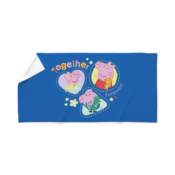 CafePress - Peppa Pig: Together Forever! - Large Beach Towel, Soft 30"x60" Towel with Unique Design