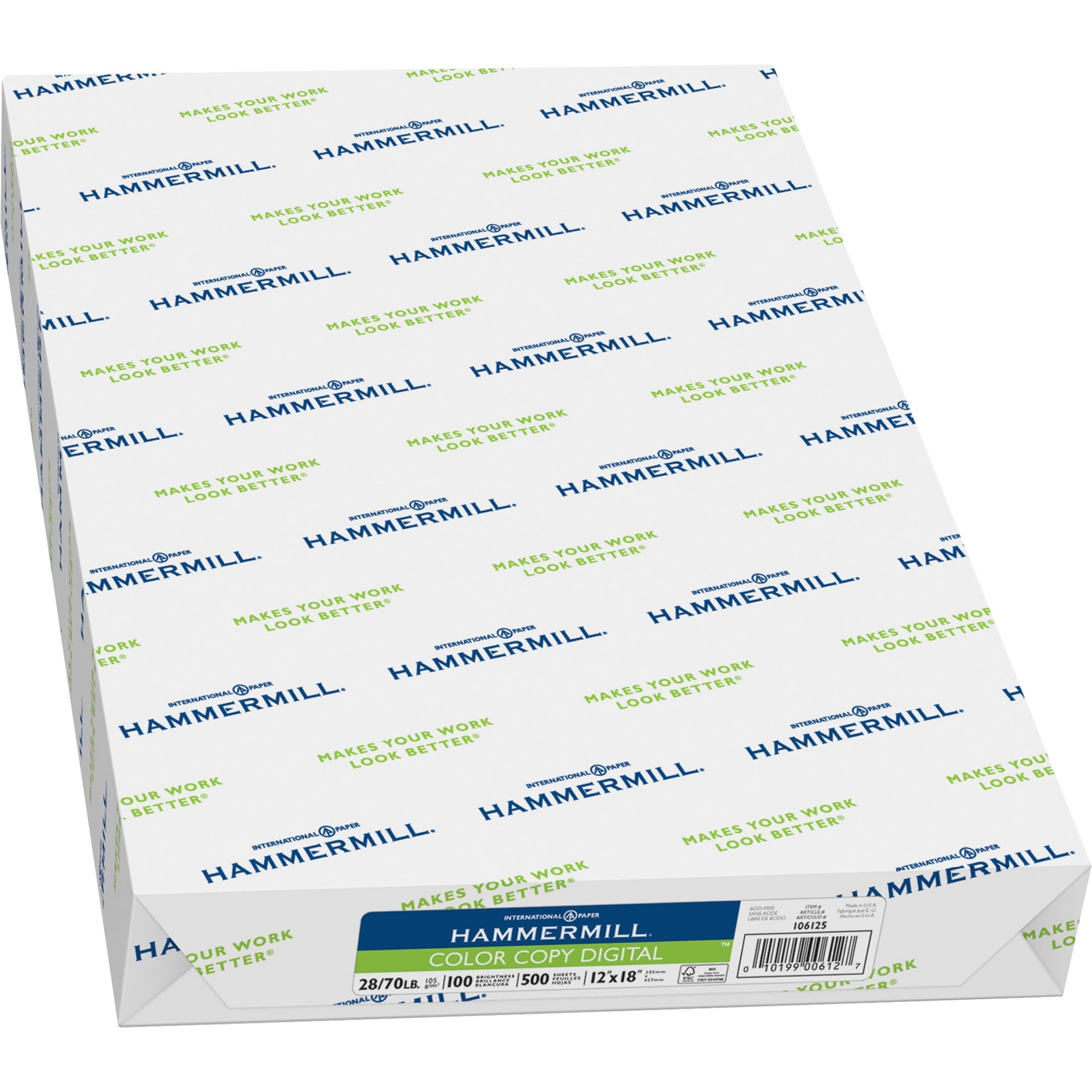 Hammermill, HAM106125, Premium Color Copy Digital Paper for Colour Copiers, Inkjet & Laser