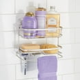 thumbnail image 6 of Better Homes & Gardens 2 Tier Suction Shelf, Matte Satin, 6 of 8