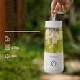 thumbnail image 3 of VITAMER 350ml Portable Electric Fruit Juicer USB Rechargeable Smoothie Blender Machine Kitchen Fruit, 3 of 5