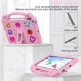 thumbnail image 3 of ELEHOLD Kids Case for iPad 10th Generation 10.9 Inch Case, EVA Foam Cute Cartoon Case with Built-in Kickstand Portable Handle Shockproof Full Body Case for iPad 10th Gen 2022,Pink, 3 of 6