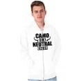 thumbnail image 5 of Camo is a Neutral Color Cute Hunter Zip Up Hoodie Men's Women's Brisco Brands M, 5 of 6