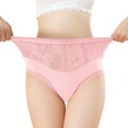 thumbnail image 1 of Gibobby Ropa interior hipster para mujer Ropa interior mujer Bikini algodón Bragas Encaje Hipster Panty Stretch Sexy Briefs（Rosa， M), 1 of 4