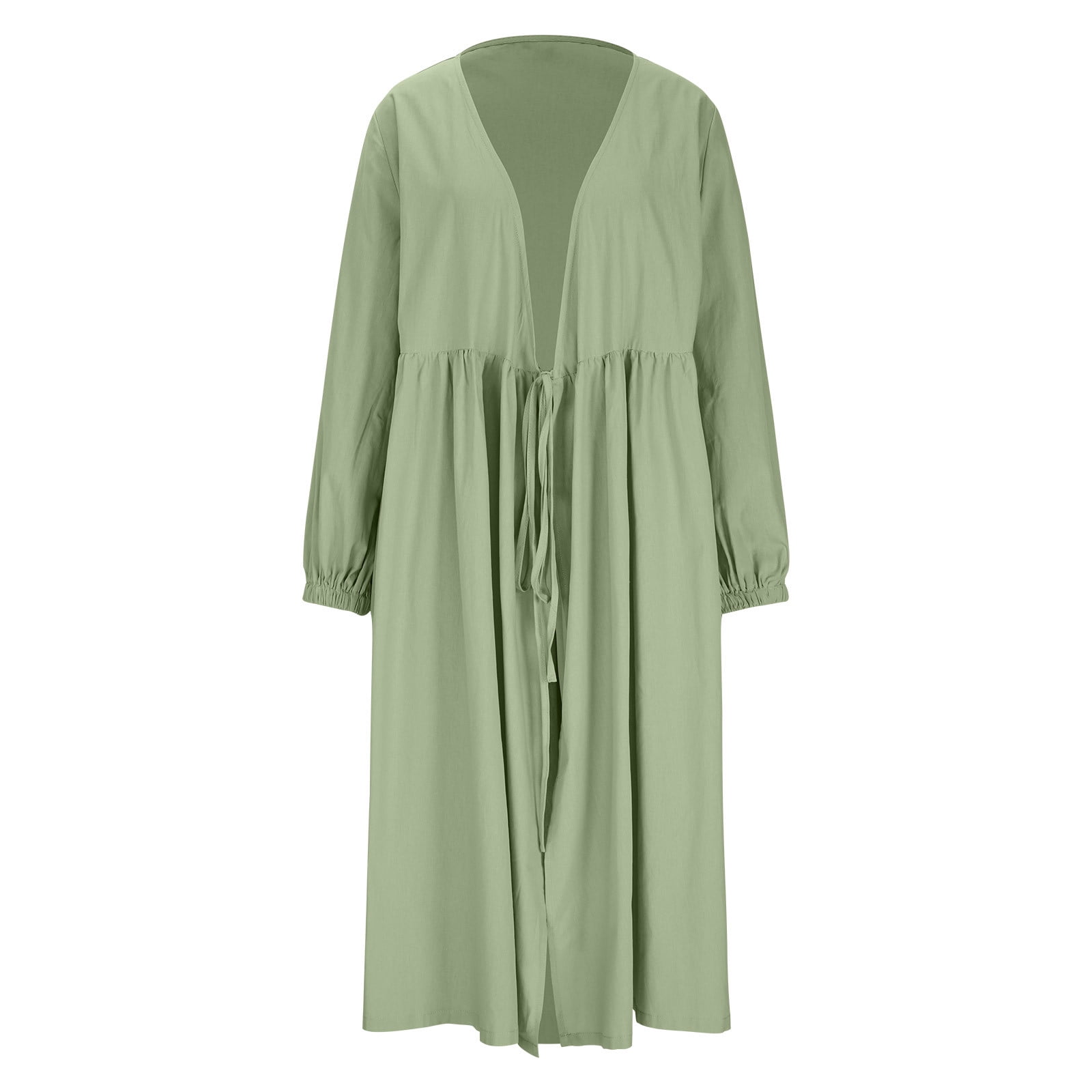 Sentmoon Linen Dresses Summer 2026 Fashion Solid Color V Neck Womens Sundress Stretchy Regular Fit Beach Day Essentials for Travel and Holiday Green XXL