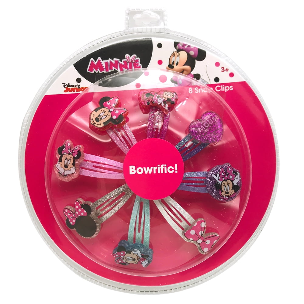 Girl Kid Children Minnie Mouse Hair Pin Clip accessory or Ponytail band or Rings 