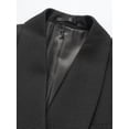 thumbnail image 3 of Beauty-Emily Men’s Classic 2-Piece Business Suit Set, Slim Fit Waffle Textured Blazer and Pants, Ideal for Weddings, Parties, and Formal Occasions, 3 of 8