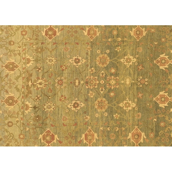 Ahgly Company Indoor Rectangle Oriental Brown Traditional Area Rugs, 2' x 4'