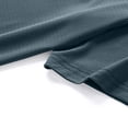thumbnail image 6 of Leey-World T Shirts for Man Men's Muscle Slim Henley Shirts Crewneck Longline T-Shirt Gym Workout Athletic Shirt Tees with Button(Navy,XL), 6 of 9