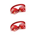 thumbnail image 4 of Greeniant Collares para perros Pajaritas Collar encantador ajustable Mascotas Correas Accesorios Decoraciones Push-pull Puppy Party impreso Type2 NO2, 4 of 6