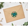 thumbnail image 3 of Darling Souvenir Round Floral Wreath 45 Pcs Save The Date Stickers Envelope Seals-1.6 Inches, 3 of 4