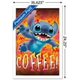 thumbnail image 3 of Disney Lilo and Stitch - Coffee Wall Poster, 14.725" x 22.375", Framed, 3 of 5