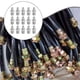 thumbnail image 5 of Juego de adaptadores de manguera hidráulica de 15 piezas, rosca macho JIC de 3/8" a rosca macho NPT de 3/8", profesional, accesorios, conexi, 5 of 7