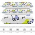 thumbnail image 2 of HAHDAXIA Cute Dog Bedding Solid Comforter Set for All Seasons,3 Pieces(1 Comforter+2 Pillowcases),Soft Microfiber Bedding Set Full(79"x90"), 2 of 7