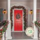 thumbnail image 4 of Paquete de 24 adornos navideños - Hermosas decoraciones para árboles de Navidad [Rojo] JAMW Sencillez, 4 of 5