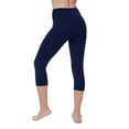 thumbnail image 2 of Nirlon 3/4 Capri Leggings For Women - High Waisted Women's Leggings Activewear, 2 of 5