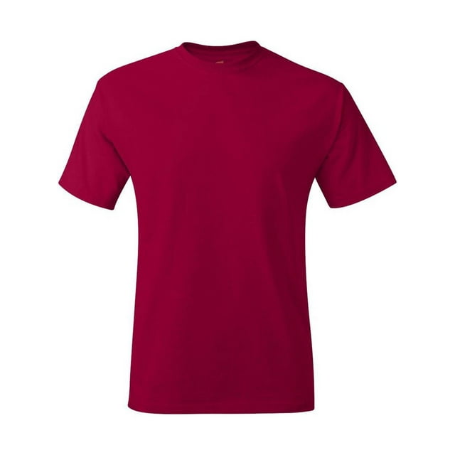 Hanes Men's EcoSmart Crewneck T-Shirt, Red S