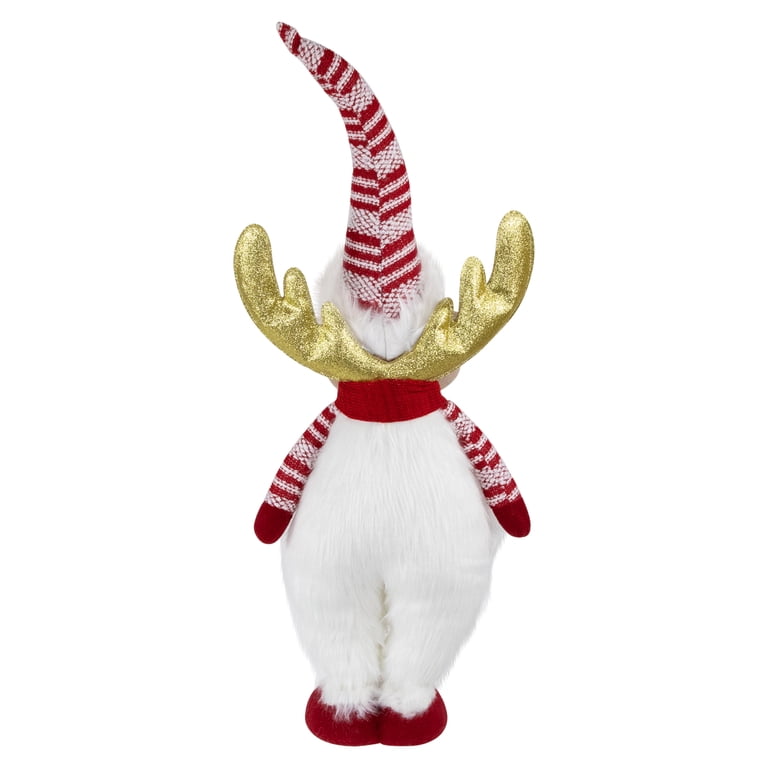 Northlight Standing Plush Moose Christmas Figure with 