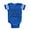 Royal Blue, variant on CafePress - Quincy California - Cute Infant Baby Football Bodysuit